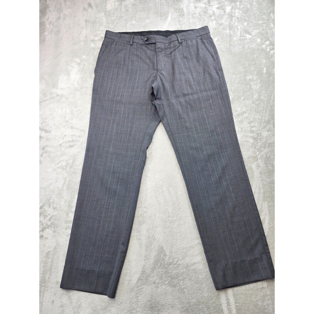 Dolce & Gabbana Men 100% Wool Pinstripe Dress Pants Trousers Size IT 52 US 36